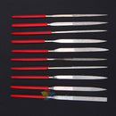 10pcs Guitar Fret DIY Repair Tool Diamond File Needle Handle Files Luthier Tools