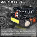 Waterproof Head Torch Headlight LED USB Rechargeable Headlamp Work light  AU