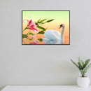 5D DIY Full Drill Diamond Painting Flower Swan Cross Stitch Embroidery Kit