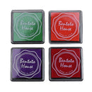 20 Colors Children Square Stamp Inkpad Finger Painting Tool DIY Accessories