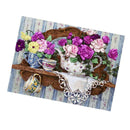 Ribbon Embroidery Cross Stitch Kits for Home Decor or Handmade Art, 35*50cm