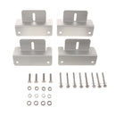 8 x Aluminum RV Boat Roof Solar Panel Mounting Z Type Brackets with 12 Bolts