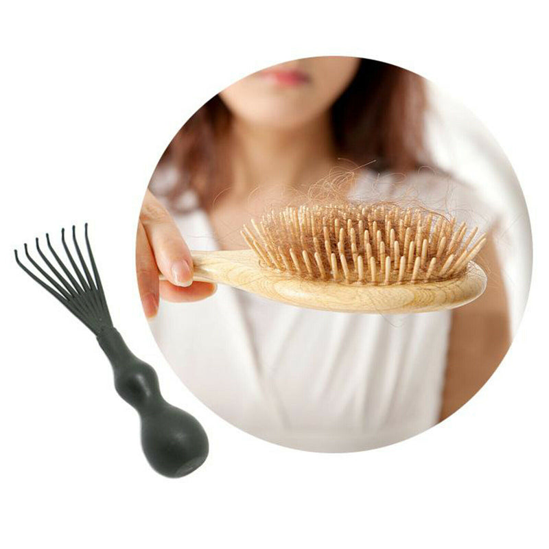 2Pcs Mini Home Salon Use Hair Brush Cleaning Tool Cleaner Rake Comb Kit,Good