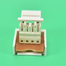 2X White RJ11 6P4C Headset Telephone Module Keystone Jack Socket Phone modules~ï¼ˆ