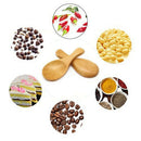 8Pcs Small Wooden Salt Spoon Solid Wood Condiments Spoon Handmade Honey Tea H4R1