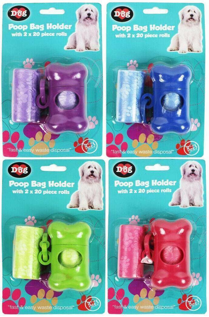 Ã°Å¸â€Â¥ Dog Poo Waste Bag Rolls Holder Dispenser Lead Attachment Key Clip Poop Scoop