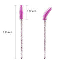 300pcs Eyelash Brushes Crystal Handle Eye Lash Extension Applicator Grafting