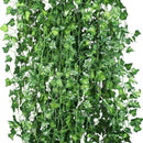 12 x artificial plants of vine false flowers ivy hanging garland for the we