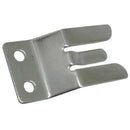 Stainless Steel Microphone Clip Hailers VHF CB Radio Mic Clamp 1" X 1-15/16