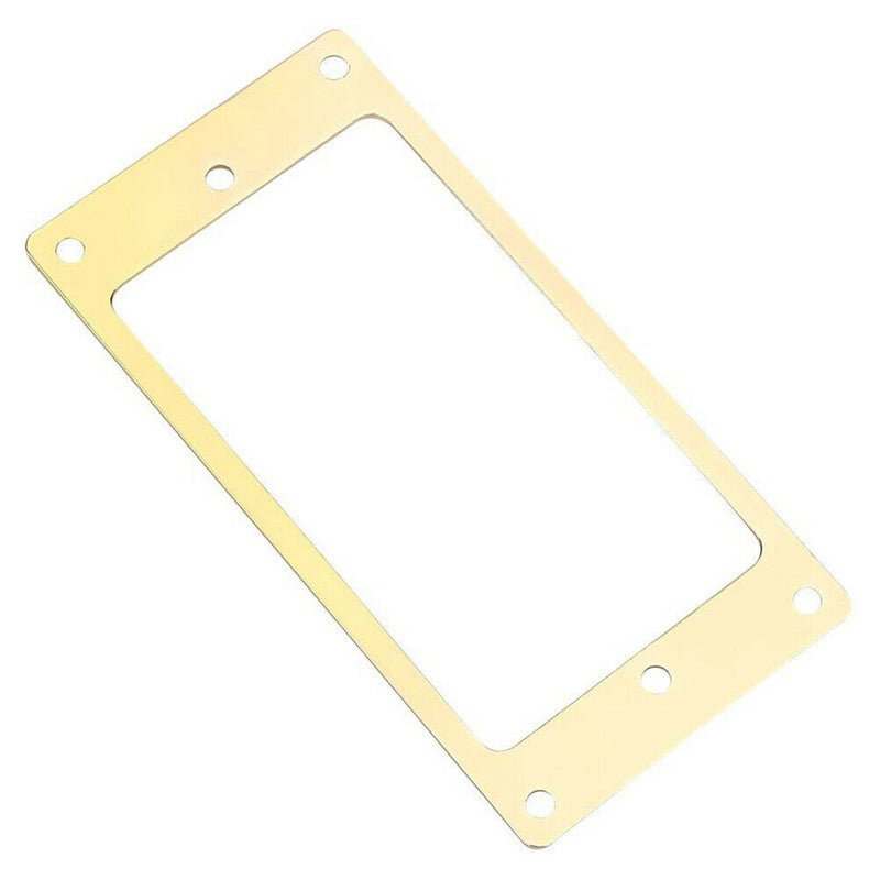 2 Pcs Metal Flat Humbucker Cover Guitar Pickup Frame Mounting Ring