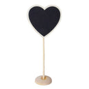 1 piece Wood Heart-shaped Small blackboard O7X2