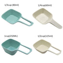 Four Powder Spoon Set Plastic Cup Set Milk Spoon Measuring Measuring L1NN