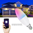 RGB LED Smart Colour Light Candle Bulb 6W B22 WiFi App Control for Alexa Google