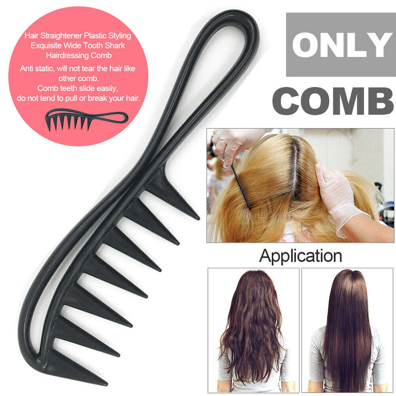 Hairdressing Hair Straightener Care Antistatic Comb Exquisite Styling Wide Tooth