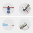 15Sets cable connectors terminals crimp quick splice 0.5mm-6mm kit tool set B Kw