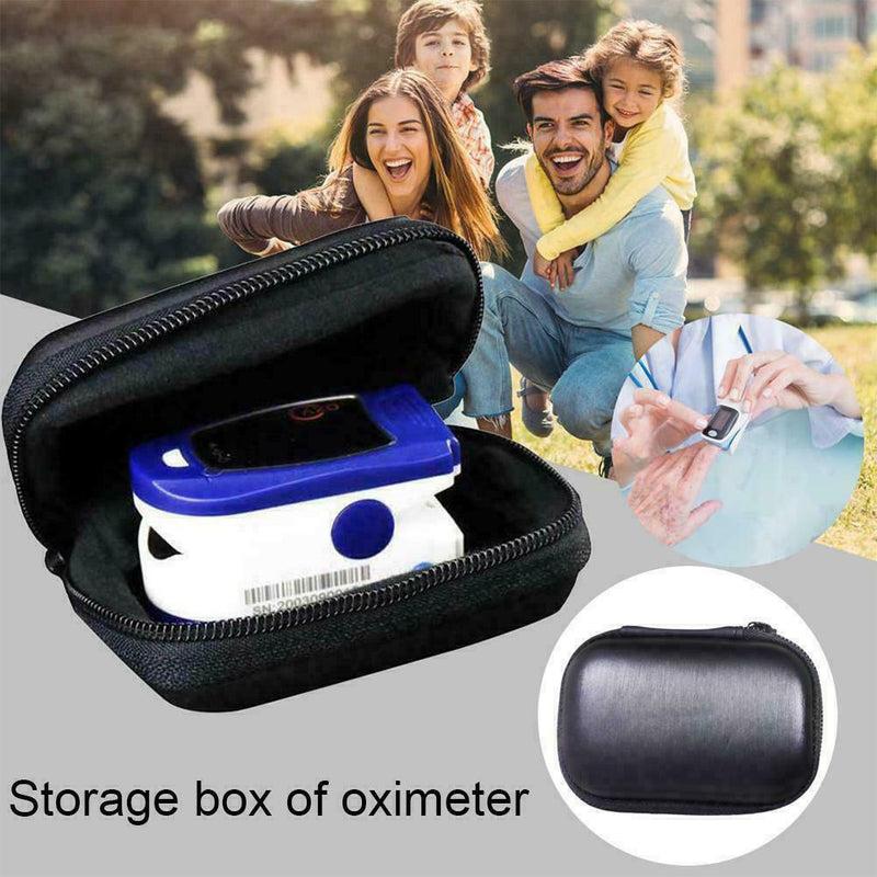Potable Case Pulse Storage Bag Finger Blood Oximeter Bag Protect Box Zipper B1R7