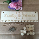 Wood Birthday Reminder Board Birch Ply Plaque Sign Family &Friends DIY Cale