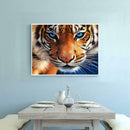 Full Drill Diamond 5D DIY Painting Tiger Embroidery Cross Stitch Home Decor