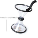 Creative Vortex Piggy Bank Gravity Circling Clear Relief Stress Saving Box