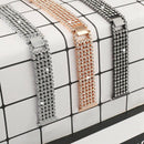For Fit bit Versa Five Beads Round Rhinestone Inlaid Watch Strap Solid Full H3A8
