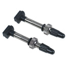 Bicycle Tubeless Tire Valve 2.36" Alloy Stem Brass Core For Mountain Road BRKES
