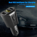 Car Bluetooth FM Transmitter Display Handsfree 2.1A Dual USB Auto Charger