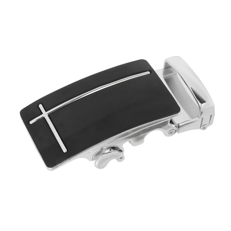 1pc Fashion Men Fashion Brand Belt Buckle Metal Automatic Ratchet Waistband