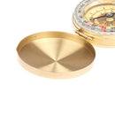 Camping Hiking Pocket Brass Golden Compass Portable Compass Navigation OutdY Hn