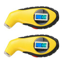 2x Digital Bike Motorcycle Car Tire Air Pressure Gauge Meter Manometer Tester