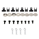 4Pcs Magnetic Invisible RC Car Body Column Clips 1:10 RC Car Part Kit Black