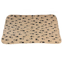Soft Cozy Paw Prints Handcrafted Pet Fleece Blanket Brand New
