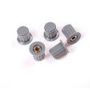 10x Insert Tone Core Brass Control Knob For 4mm Dia Knurled Potentiometer ShafSE