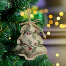 Rustic Christmas Tree Ornaments Stocking Decorations Burlap Country Christm T2Q4