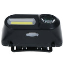 Mini COB LED headlight headlamp flashlight USB rechargeable torch night liME
