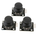 3Pcs XY Axis Joystick Module PCB Breakout Game Controller for PS2 Game Rocker