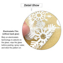 Christmas Snowflake Wall Stickers Snowflake Patterns Glass Window Decoration Gw