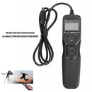 MC-DC2 LCD Timer Remote Shutter for Nikon Z7 D750 D610 D7500 D7200 D5600