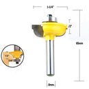 3PC 8mm Shank Glass Door Router Bits Round-Over Bead Set Tenon Cutter for W