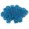 Blue Acrylic D6 Noctilucence Dices 6-Sided Point Spot Game Dice 25pcs/Pack Glow