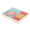Baby Wooden Magnetic Puzzle Board Dress Up Games Children Educational(04)