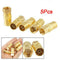 5pcs Straight F-Type Male to TV PAL Female RF Coaxial Connector Adapter Jac Z6O5