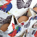 Egg Kitchen Chicken 12-Pockets Rack Collection Goose XHFA Farmhouse Apron Duck