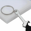 New Creative Guitar Shaped Bottle Opener Pendant Keychain Keyring Keys Chai K5K1