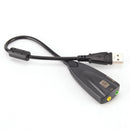 5H External USB Independent Sound Card 5Hv2 Headset Converter7.1Desktop LaptME