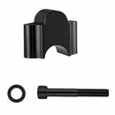 Universal Motorcycle ATV Handlebar Riser Adapter Aluminum 22mm 7/8" Black