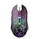 USB Wired Professional Gaming Mouse LED Backlit 2400 DPI Mice for LOL CS A