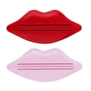 2pcs Plastic Toothpaste Tube Squeezer Sexy Lip Shape Bathroom Tube Squeezer Z0K2