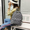 Plaid Pattern Backpacks Canvas Shoulder Bag Anti-theft Pack for Men and Women