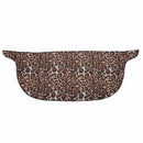 Beach cover up Bikini Swimwear Skirt Brown leopard E7L4
