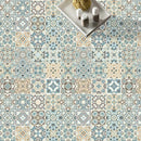 24pcs Waterproof Tiles Mosaic Wall Stickers Kitchen Bathroom Adhesive Decor A